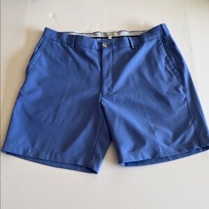 Peter Millar light Blue Flat Front Shorts